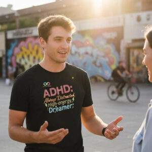ADHD Shirt | ADHD Gift | Always Distracted, High-Energy, Dreamer