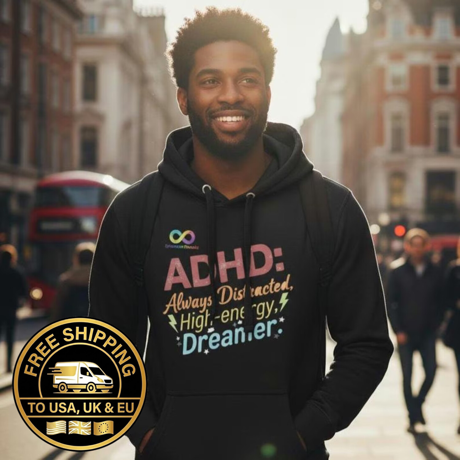 Always Distracted Hoodie