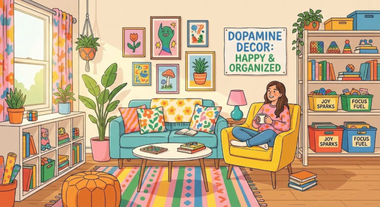 Dopamine Decor: How to Style Your Home for an ADHD Brain (Without It Looking Like a Yard Sale)