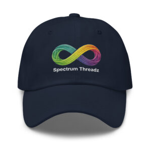 Neurodivergent Pride Baseball Cap | Rainbow Infinity, Autism Acceptance