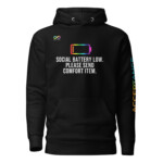 Social Battery Low Hoodie