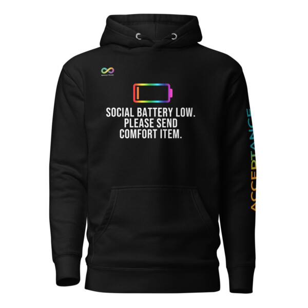 Social Battery Low Hoodie