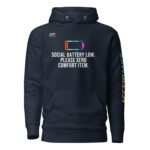 Social Battery Low Hoodie