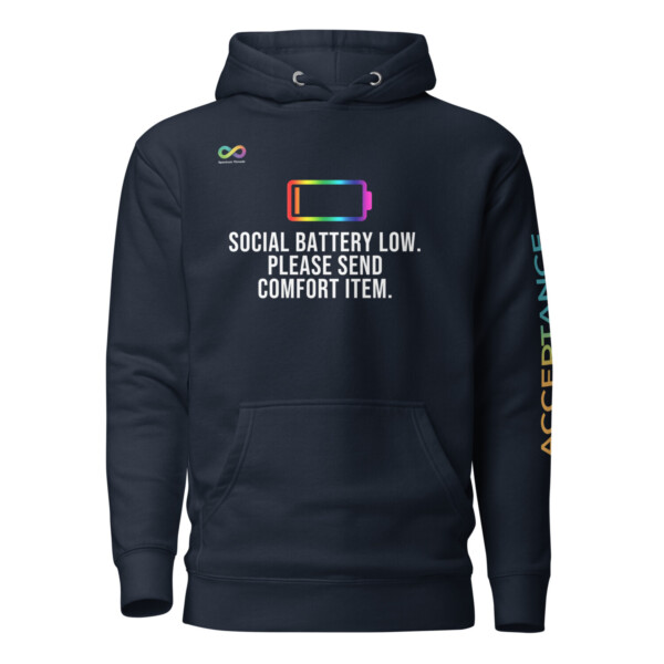 Social Battery Low Hoodie