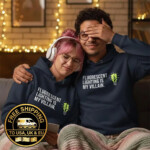 Fluorescent Lighting Villain Hoodie