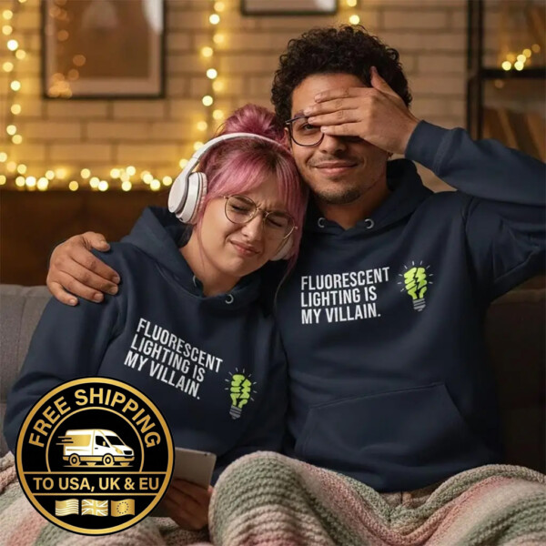 Fluorescent Lighting Villain Hoodie