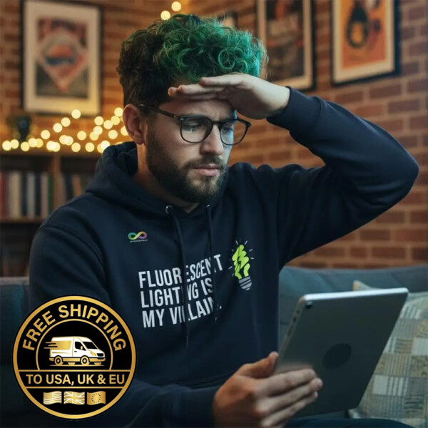 Fluorescent Lighting Villain Hoodie