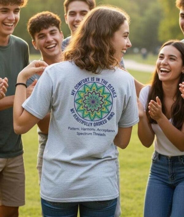 Autism Strengths Mandala T-Shirt