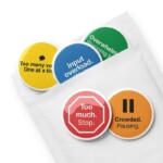 Communication Pin Badge Set