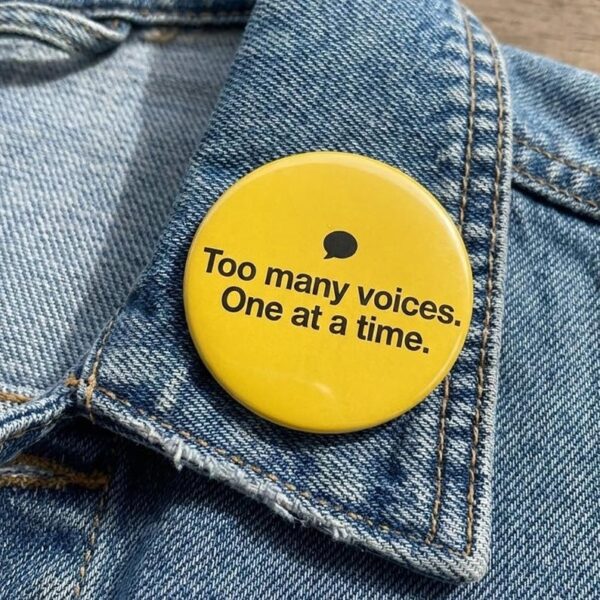 Communication Pin Badge Set