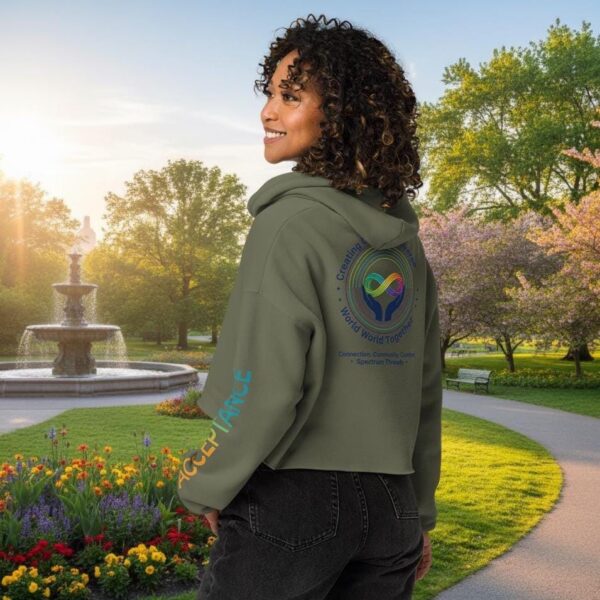 Neurodiverse Cropped Hoodie