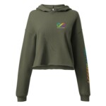 Neurodiverse Cropped Hoodie