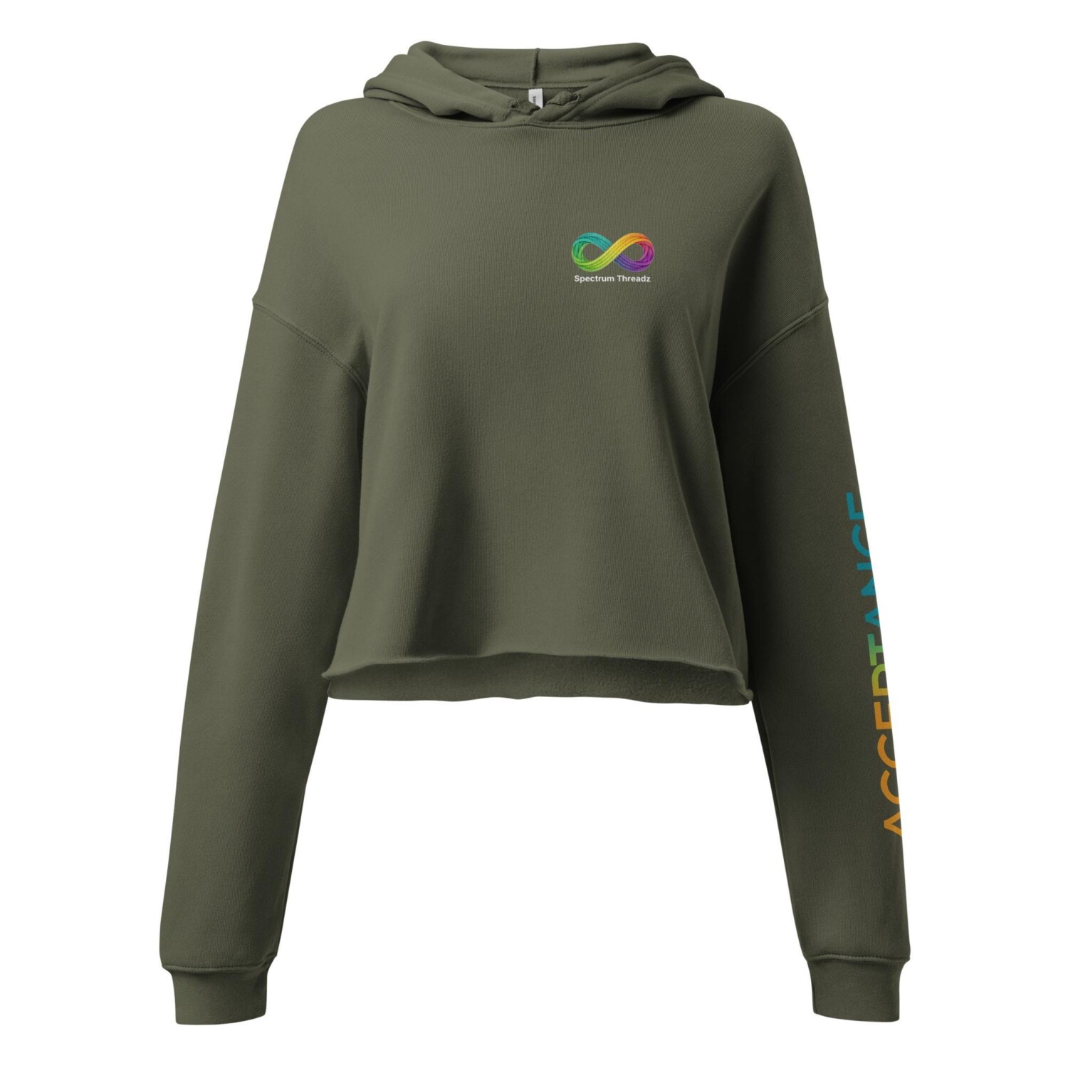 Neurodiverse Cropped Hoodie