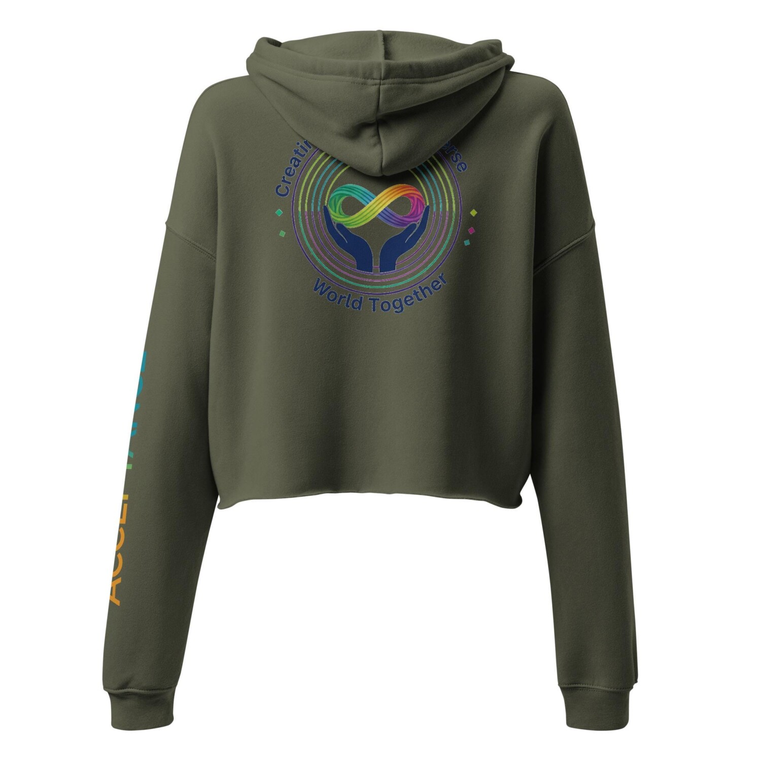 Neurodiverse Cropped Hoodie