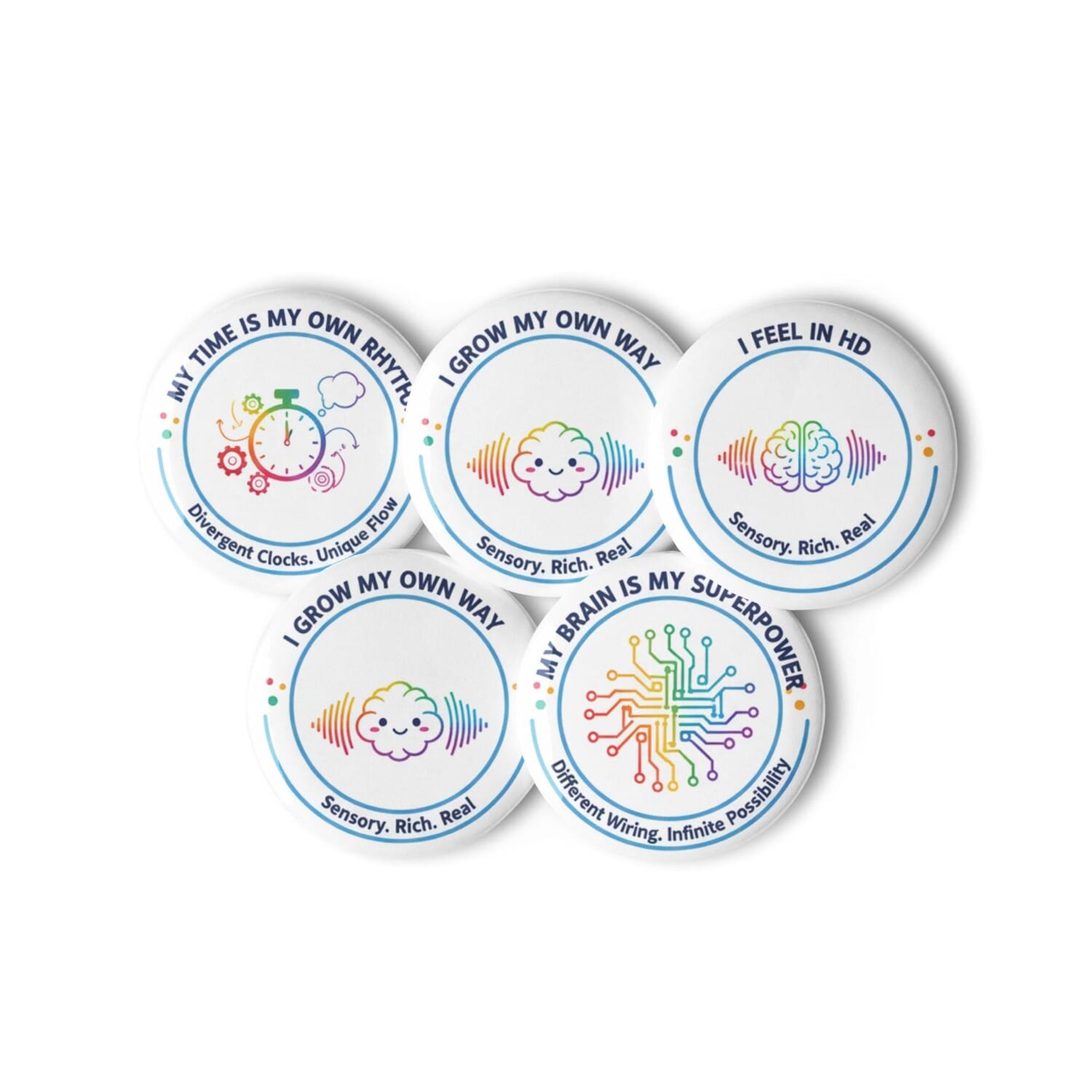 Neurodiversity Badge Sets