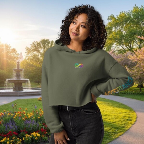 Neurodiverse Cropped Hoodie