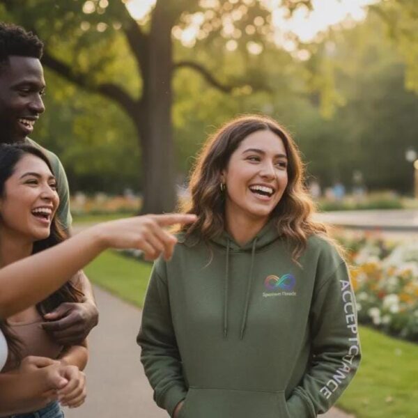 Neurodiverse Cropped Hoodie