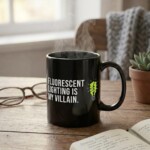 Fluorescent Lighting Villain Mug