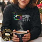 Social Battery 1% Hoodie