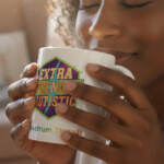 Extra Strength Autistic Mug, Retro Neurodiversity Pride Coffee Cup