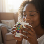 Extra Strength Autistic Mug, Retro Neurodiversity Pride Coffee Cup