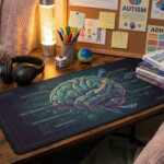 The "Cognition Matrix" Desk Mat – Dopamine-First Workspace Gear