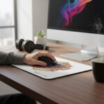 Extra Strength Autistic Mouse Pad, Retro Neurodiversity Desk Accessory