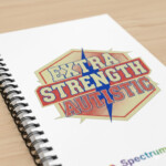 Extra Strength Autistic Dotted Notebook, Neurodiversity Pride Gift