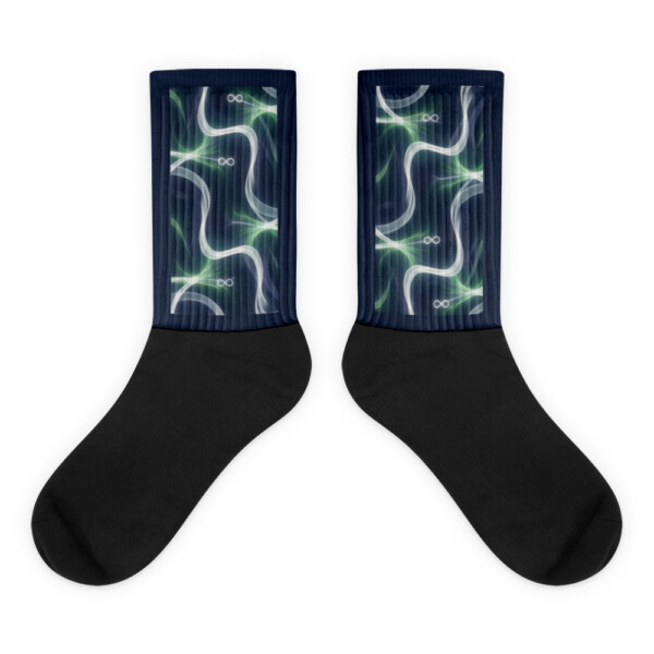 Infinity Wave Neurodiversity Crew Socks