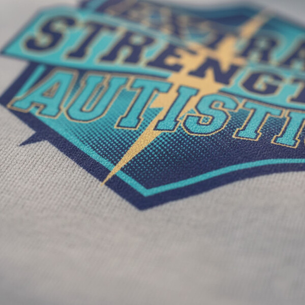 Extra Strength Autistic Hoodie, Retro Neurodiversity Pride Sweatshirt