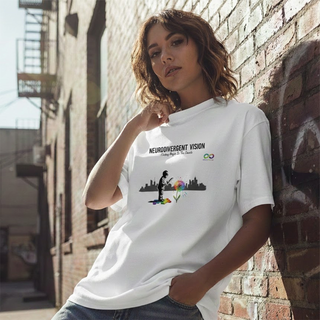 Neurodivergent Vision Oversized T-Shirt - Image 1