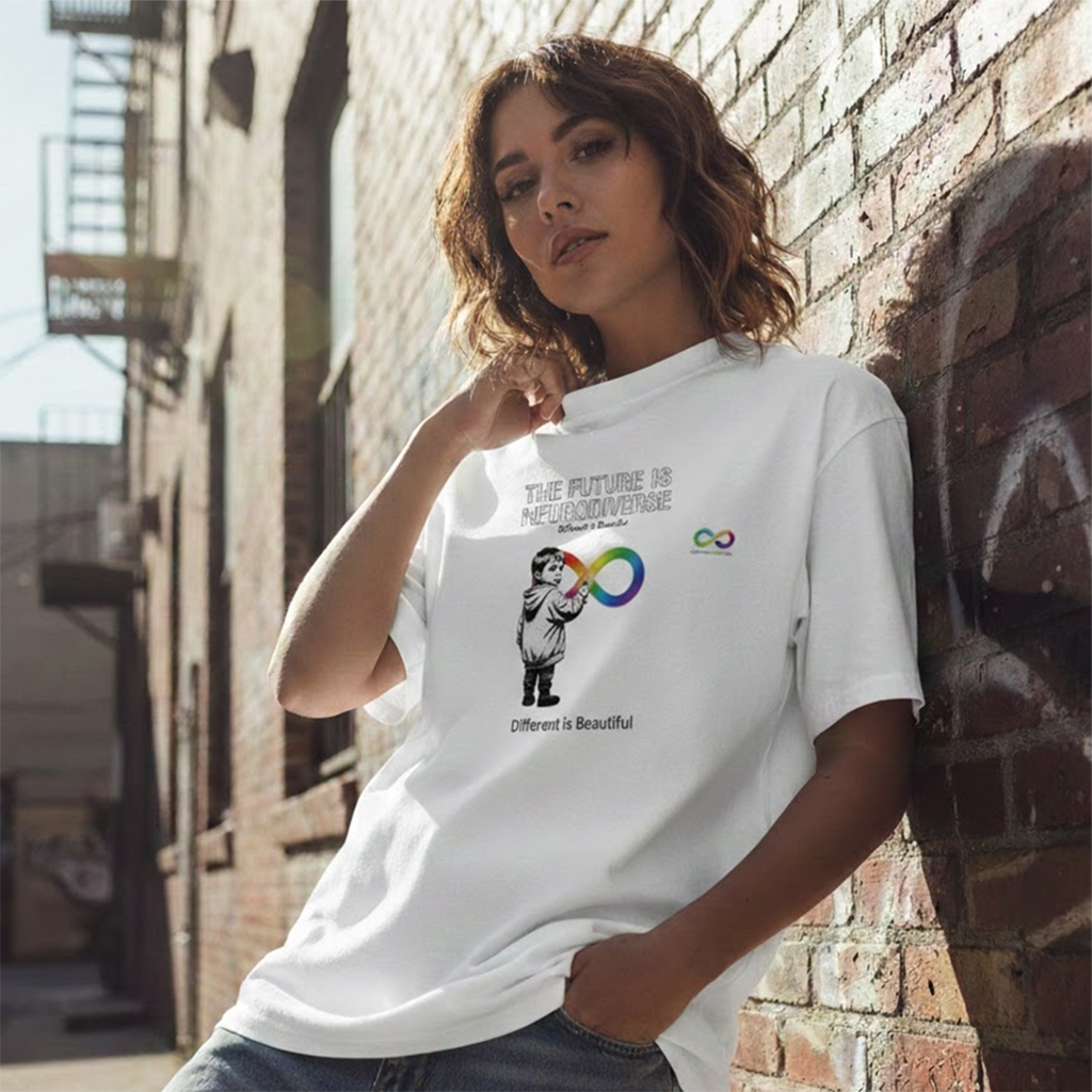 The Future Is Neurodiverse Oversized T-Shirt