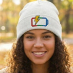 Social Battery Neurodivergent Beanie
