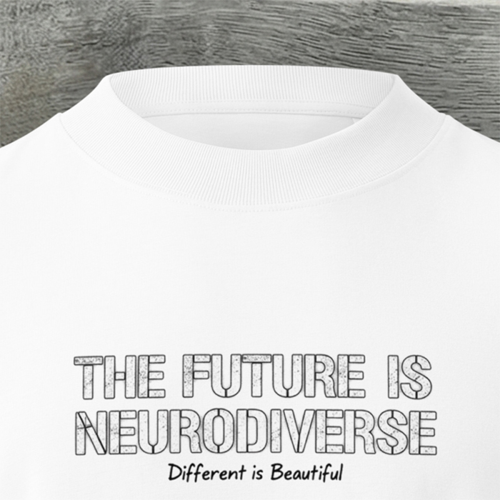 The Future Is Neurodiverse Oversized T-Shirt - Image 2