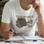 Ferrari Brain, Bicycle Brakes – Funny ADHD Graphic Tee
