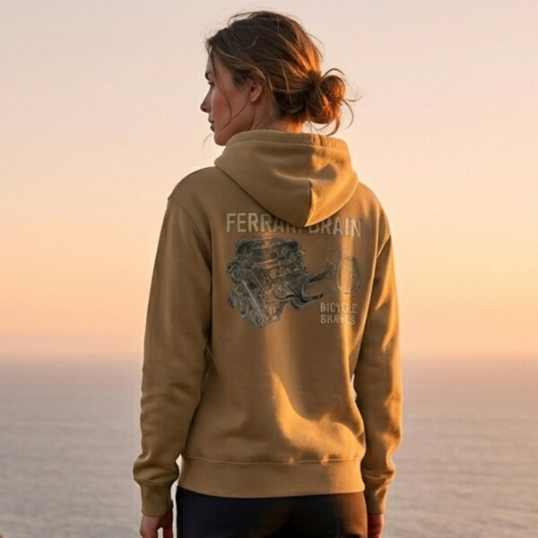 “Ferrari Brain” Heavyweight Hoodie – Oversized Neurodivergent Sweater