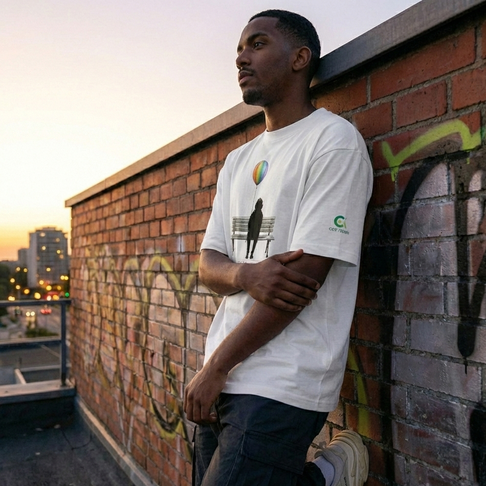 Quiet Spectrum Oversized T-Shirt - Image 6