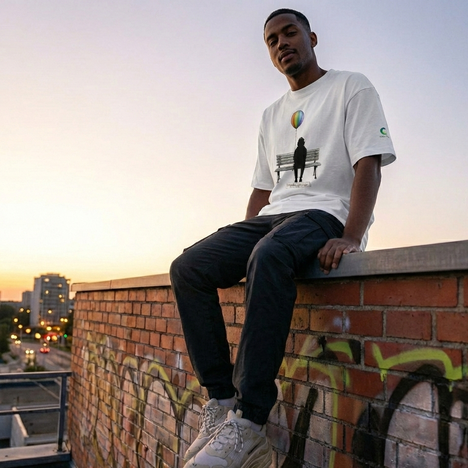 Quiet Spectrum Oversized T-Shirt - Image 5