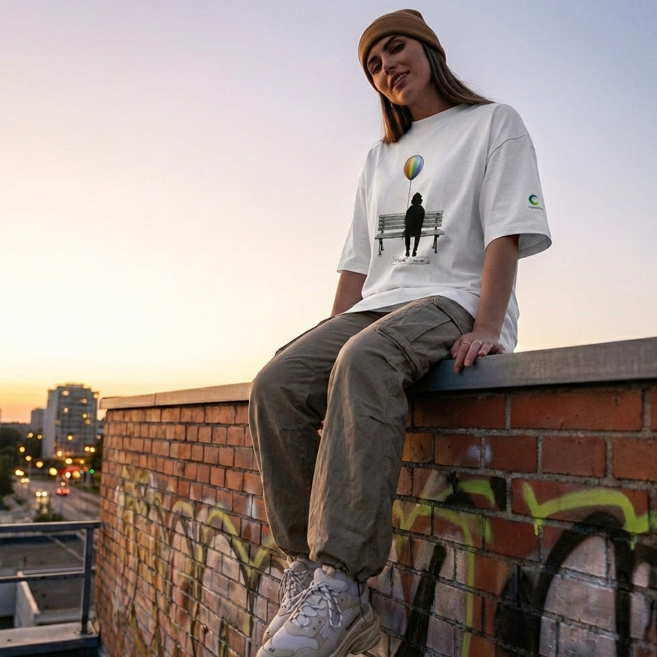 Quiet Spectrum Oversized T-Shirt - Image 4