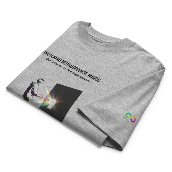Unlocking Neurodiverse Minds Oversized T-Shirt