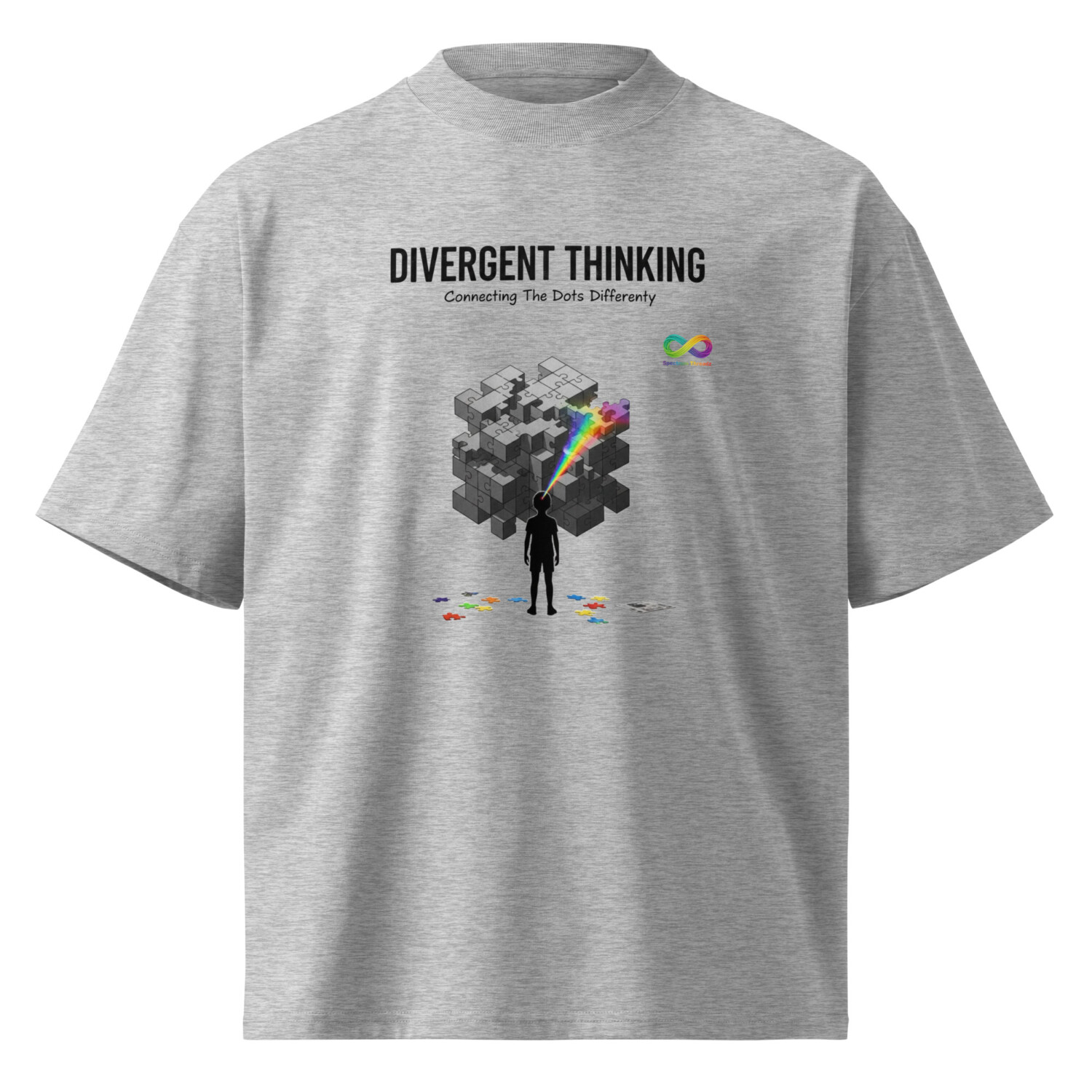 Divergent Thinking Oversized T-Shirt - Image 9