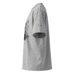 Unisex organic oversized high neck t-shirt - Image 5