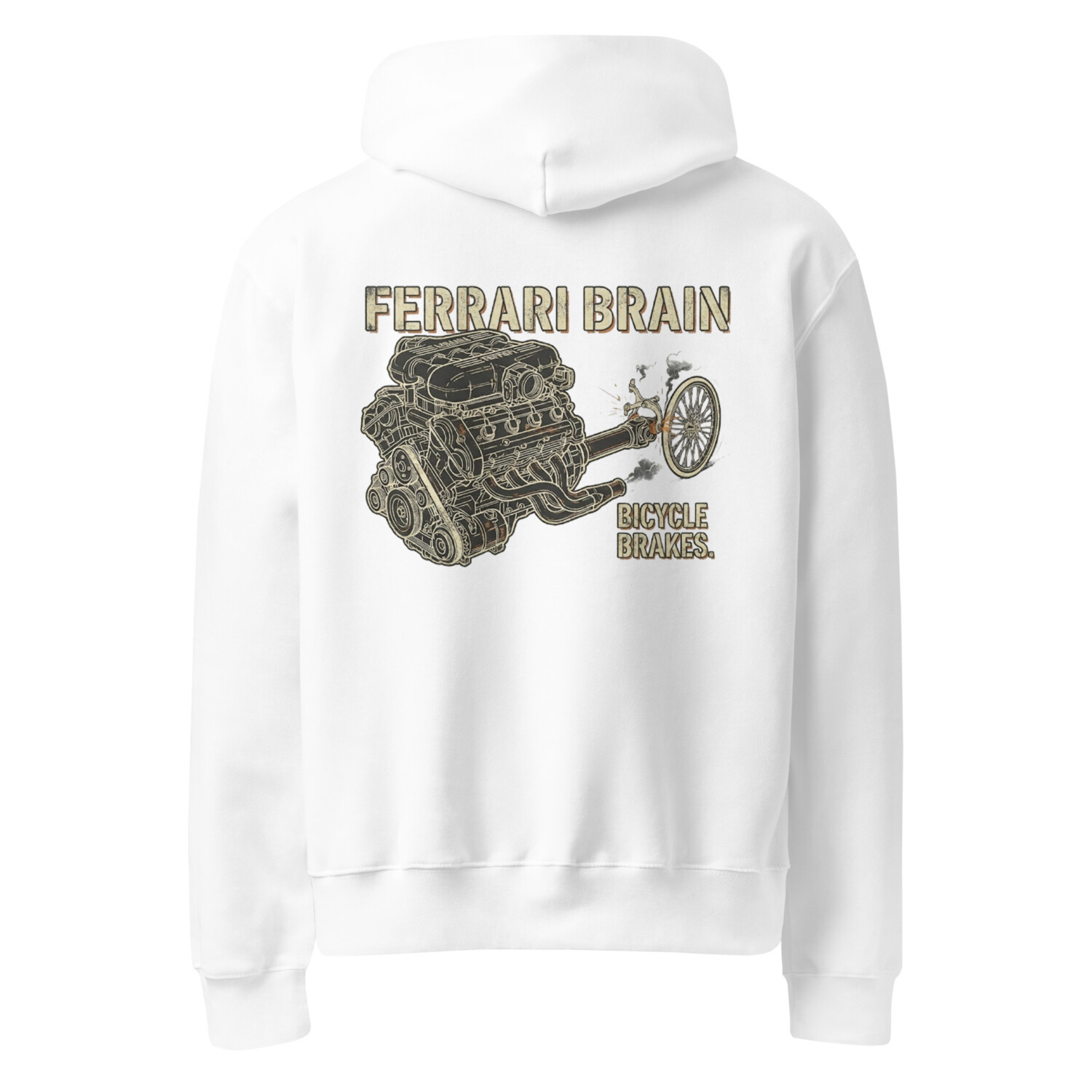 “Ferrari Brain” Heavyweight Hoodie – Oversized Neurodivergent Sweater - Image 11